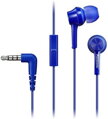 Panasonic RP-TCM115E-A, drátové sluchátka, do uší, 3,5mm jack, kabel 1,2m, modrá