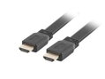 LANBERG HDMI M/M 2.0 kabel 3M 4K černý plochý