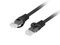 LANBERG Patch kabel CAT.6 UTP LSZH CU 10M černý Fluke Passed