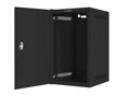 LANBERG RACK CABINET 10” WALL-MOUNT 9U/280X310 FOR SELF-ASSEMBLY WITH METAL DOOR BLACK   (FLAT PACK)