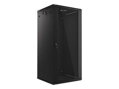 LANBERG RACK CABINET 19” WALL-MOUNT 27U/600X600 (FLAT PACK) BLACK   V2