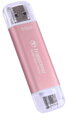 Transcend ESD310P 512GB, External SSD, USB 10Gbps, Type C/A