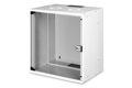 DIGITUS DN-49206 Nástěnná skříň 12U, SOHO PRO, nesmontovaná, 19", 595 x 540 x 400 mm, šedá (RAL 7035)