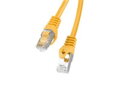 LANBERG Patch kabel cat6 FTP 15m žlutý Fluke Passed