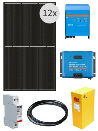 Xtend Solarmi HybridGrid 5000, 4,62kW hybridná solárna elektráreň, 5kWh LiFePO4 + príslušenstvo