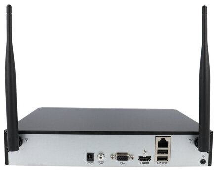 HiLook Wi-Fi NVR rekordér NVR-108MH-D/W(C)/ pro 8 kamer/ rozlišení 6Mpix/ WiFi/ HDMI/ VGA/ 2x USB/ LAN/ 1x SATA/ Kov