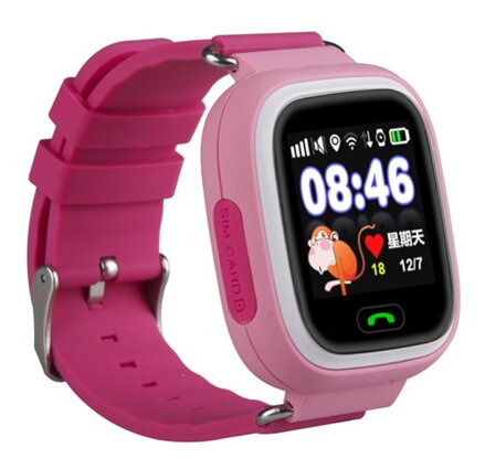 OPRAVENÉ - HELMER dětské hodinky LK 703 s GPS lokátorem/ dotykový display/ micro SIM/ IP54/ kompatibilní s Android a iOS...