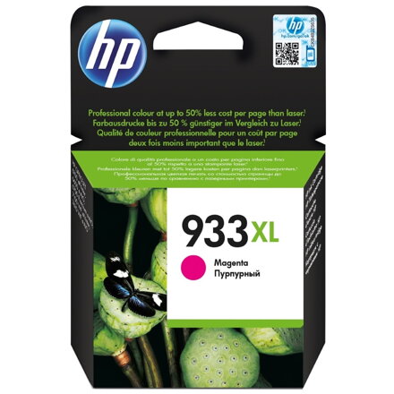 HP inkoustová kazeta 933XL purpurová CN055AE originál