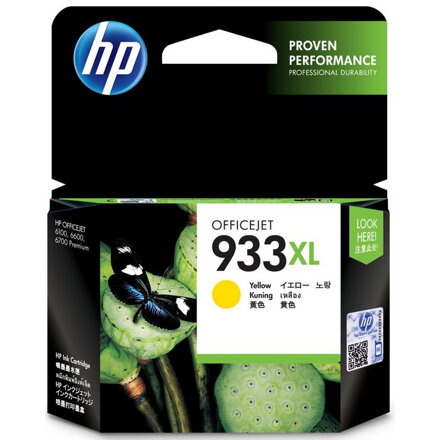 HP inkoustová kazeta 933XL žlutá CN056AE originál