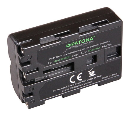 PATONA baterie pro foto Sony NP-FM500H 2040mAh Li-Ion Premium