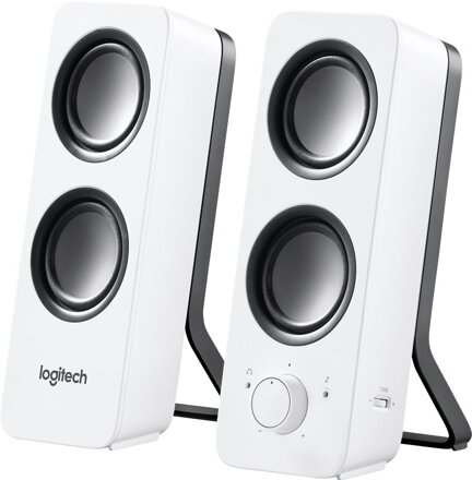 Logitech repro Z200 Multimedia Speakers/ 2.0/ 10W/ 3.5mm jack/ Snow White-bílý