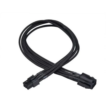 AKASA prodlužovací kabel pro VGA FLEXA V6 6pin (M) na 6pin (F) / AK-CBPW07-40BK / černý / 40cm