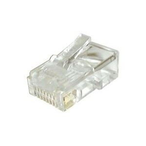 Solarix konektor RJ45 CAT5 UTP 8p8c netienený Nezoradené na drôt KRJ45 / 5SLD, 100ks v balení, cena za KS