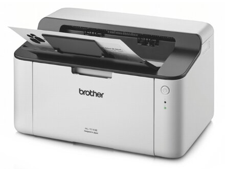 BROTHER laser HL-1110E/ A4/ GDI/ 2400x600 dpi/ 1MB/ USB/ bílá