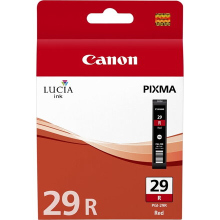 Canon inkoustová náplň PGI-29R/ Červená