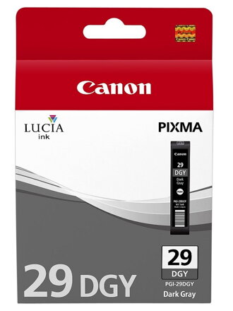 Canon inkoustová náplň PGI-29DGY/ Tmavě šedá