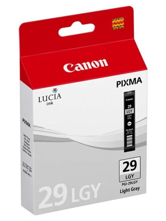 Canon inkoustová náplň PGI-29LGY/ Světle šedá