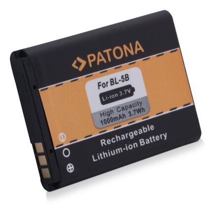PATONA baterie pro mobilní telefon Nokia BL-5B 1000mAh 3,7V Li-Ion