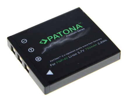 PATONA baterie pro foto Fujifilm NP-40 750mAh Li-Ion Premium