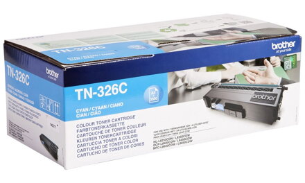 BROTHER tonerová kazeta TN-326C/ DCP-L8400,L8450/ HL-L8250,L8350/ MFC-L8650,L8850/ 3500 stránek/ azurový