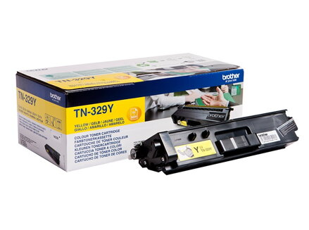 BROTHER tonerová kazeta TN-329Y/ DCP-L8450/ HL-L8350/ MFC-L8850/ 6000 stránek/ žlutý