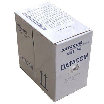 DATACOM Kábel UTP drát c6 LS0H 305m, šedý, box