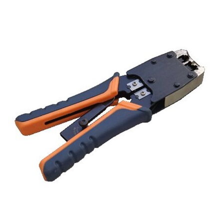 DATACOM Konektorovací kliešte L-PROFI 8P + 6P OR / BL račna (RJ45,12,11