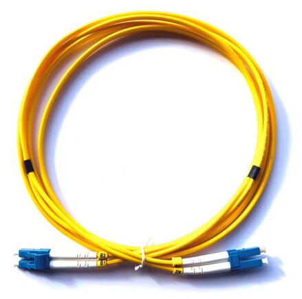 DATACOM optický patchcord LC-LC 09/125 SM 2m duplex