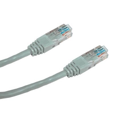 DATACOM Patch kabel UTP CAT5E 3m (x) sivý krížený