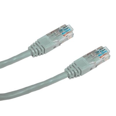 DATACOM Patch kábel UTP CAT5E 5m sivý