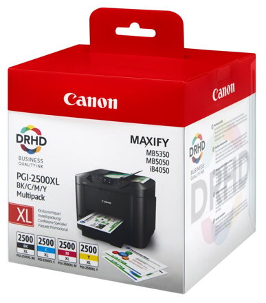 Canon multipack inkoustových náplní PGI-2500XL  C+M+Y+BK