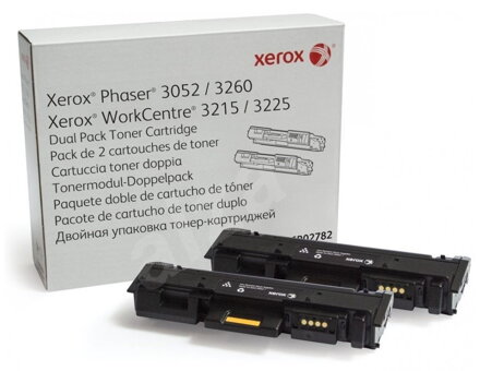 Xerox original toner 106R02782 pro Phaser 3052/3260, WC 3215/3225/ 2x 3000 str., černý