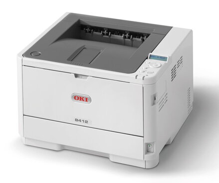 OKI B412dn A4, čb, 1200x1200, 33 ppm, USB 2.0,PCL6, duplex, síť