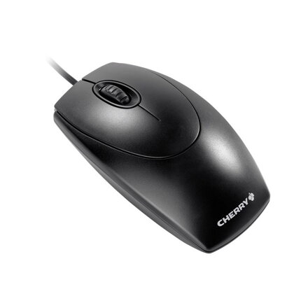 CHERRY myš Wheel, USB, adaptér na PS/2, drôtová, čierná