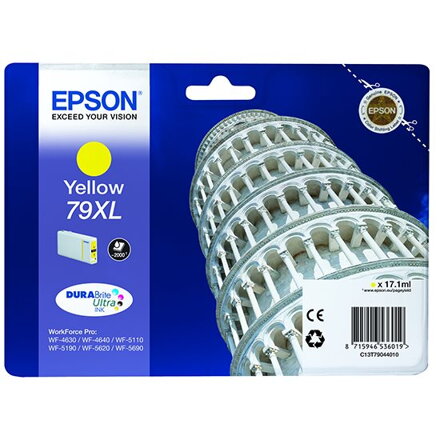 Epson inkoustová náplň/ C13T79044010/ WF-5620/ WF-5690/ 17.1ml/ XL Žlutá