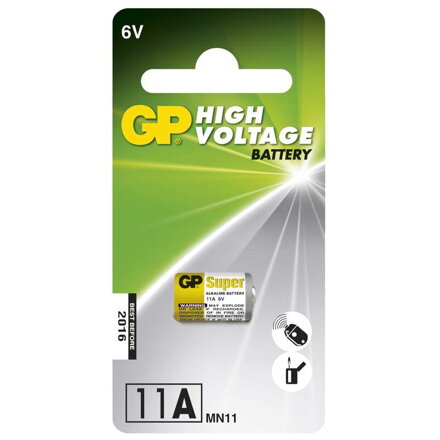 GP alkalická baterie 6V (11A) 1ks blistr