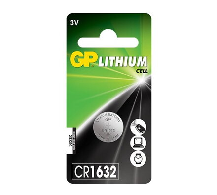 GP lithiová baterie 3V CR1632 1ks blistr