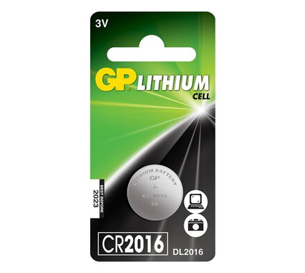 GP lithiová baterie 3V CR2016 1ks blistr