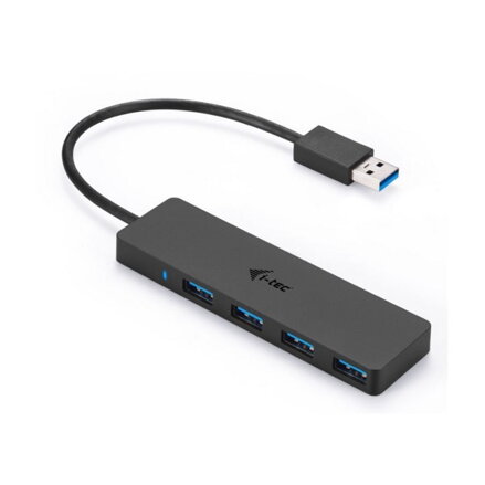 i-tec USB HUB ADVANCE/ 4 porty/ USB 3.0/ pasivní/ slim/ černý