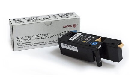 Xerox original toner 106R02760 pro Phaser 6020/ 6022/ WC6025/ 6027/ 1000 str., azurový