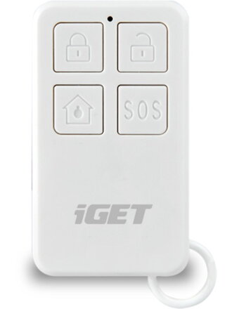 iGET Security M3P5 Dálkové ovládání - klíčenka k alarmu M3. Pro aktivaci/deaktivaci alarmu