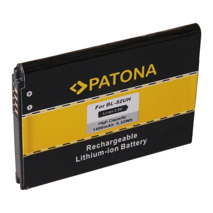 PATONA baterie pro mobilní telefon LG D280 1400mAh 3,8V Li-Ion BL-52UH