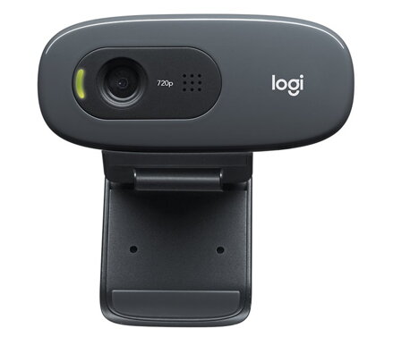 Logitech HD webkamera C270/ 1280x720/ 3MPx/ USB/ šedá