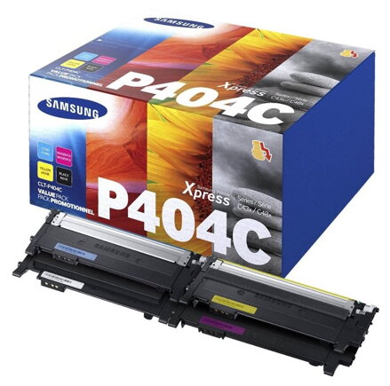 SAMSUNG tonerová sada CMYK CLT-P404C/ELS pro SL-C430x/C480x - 1500/1000 stran