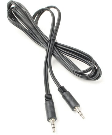 PremiumCord Kabel Jack 3,5 mm M/M 2m/ černý