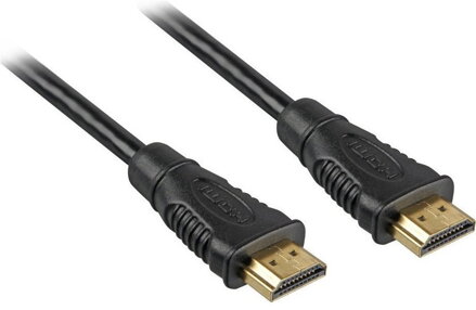 PremiumCord HDMI High Speed + Ethernet kabel/ zlacené konektory/ 15m/ černý