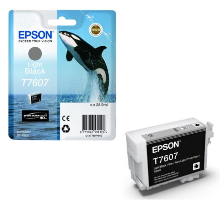 Epson inkoustová náplň/ C13T76074010/ Light black