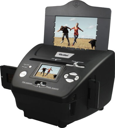 ROLLEI skener DF-S 240 SE/ Negativy + Vizitky + Fotky/ 5Mpx/ 1800dpi/ 2,4" LCD/ SDHC/ USB
