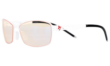 AROZZI herné okuliare VISIONE VX-400/ bieločierné obrúčky/ jantárové skla
