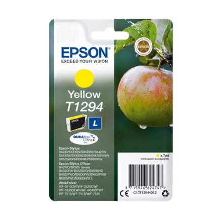Epson inkoustová náplň/ T1294/ Singlepack DURABrite Ultra Ink/ Žlutá